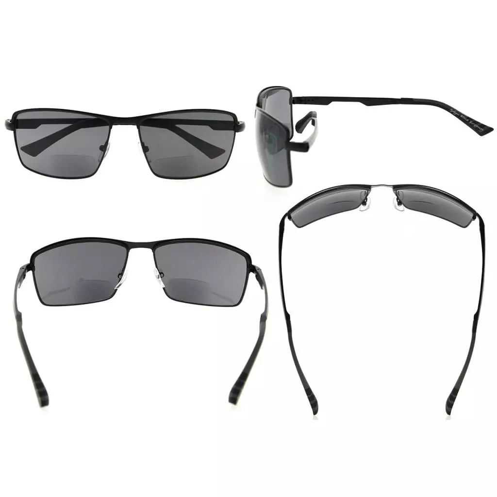 3 Pack Bifocal Sunglasses Sunshine Readers Outdoor Reading Glasses SG802eyekeeper.com