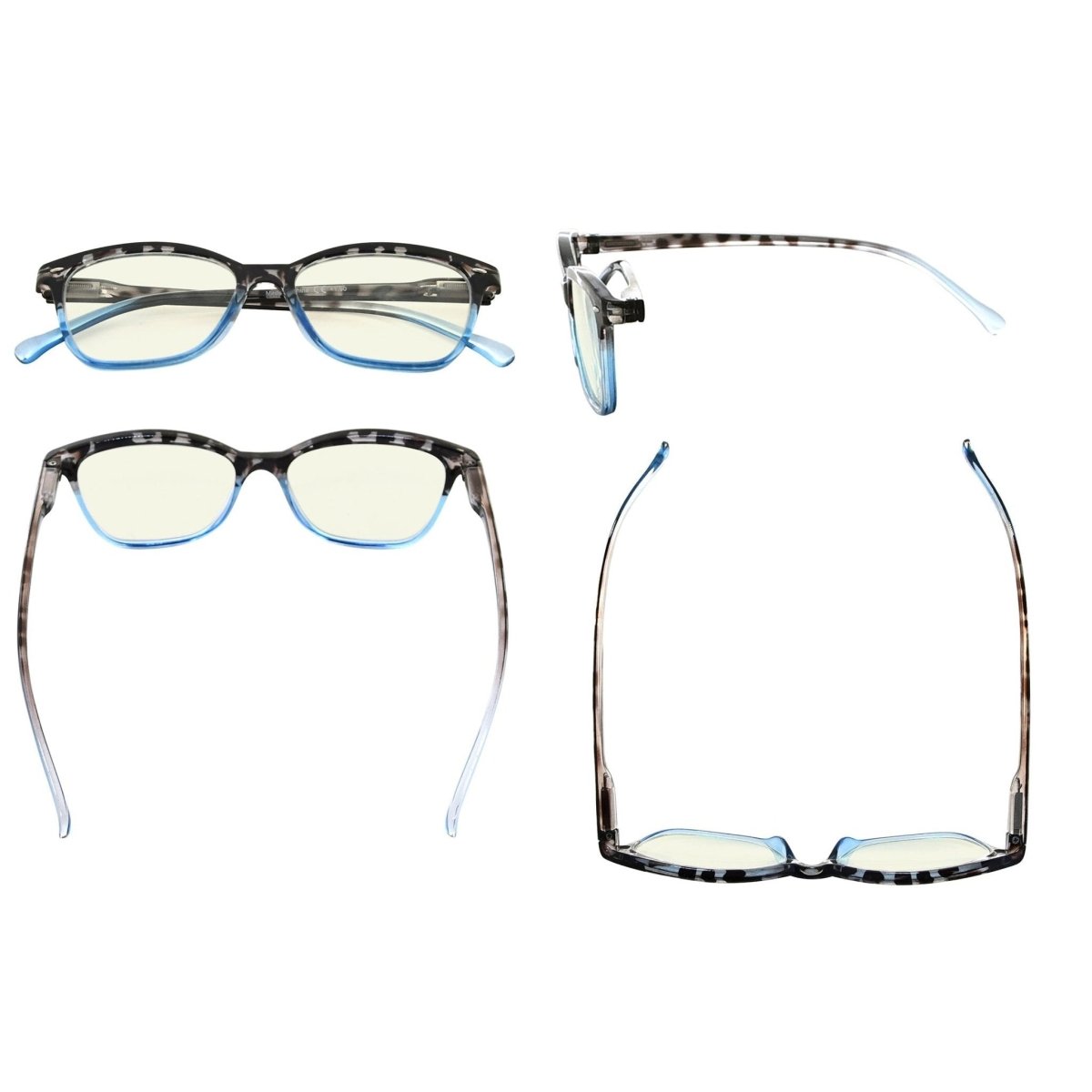 10 Pack Cat - eye Blue Light Filter Reading Glasses UVR9111eyekeeper.com