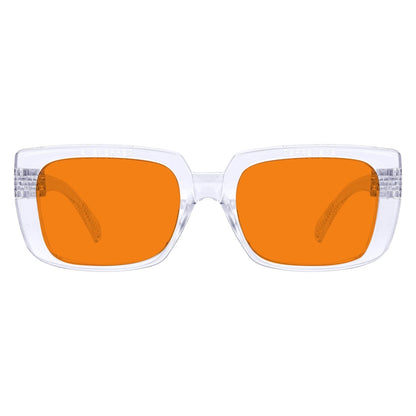 100% Blue Blocking Orange Glasses for Sleep Metalless Screwless NR9107 - B98eyekeeper.com