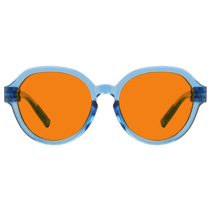 100% Blue Blocking Orange Glasses Oversized Metalless Nighttime Eyewear R2317 - B98eyekeeper.com