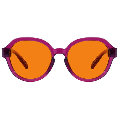 100% Blue Blocking Orange Glasses Oversized Metalless Nighttime Eyewear R2317 - B98eyekeeper.com