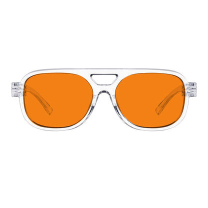 100% Blue Light Blocking Orange Lens Metalless Eyeglasses R2515 - B98eyekeeper.com