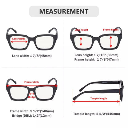 12 Pack Thicker Frame Progressive Multifocus Reading Glasses M9106eyekeeper.com