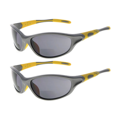 2 Pack Trendy Chic Sport Bifocal Reading Sunglasses SG905eyekeeper.com