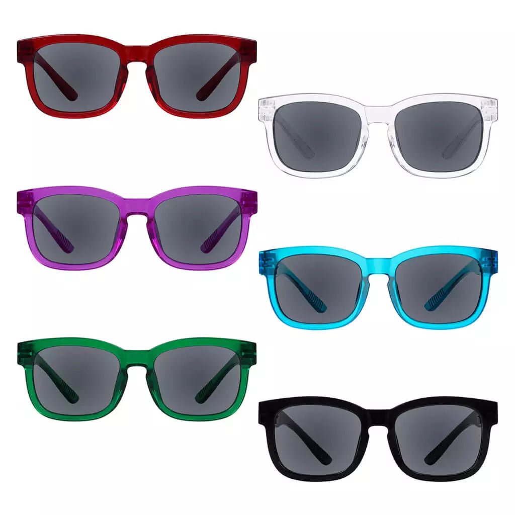 6 Pack Polarized Sunglasses Metalless Screwless Spring Hinge R033PLeyekeeper.com