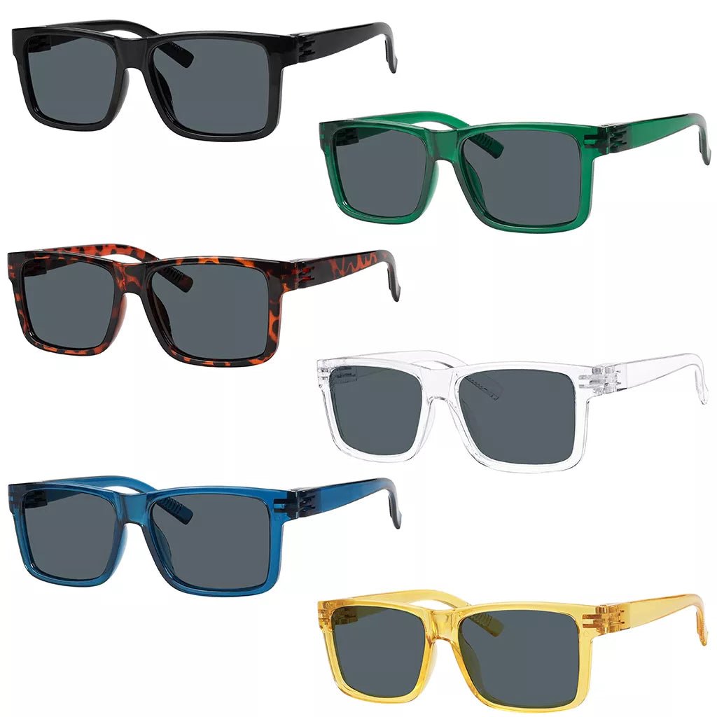 6 Pack Sunglasses Metalless Screwless NR2142Seyekeeper.com