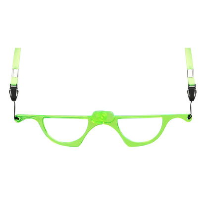 Handhold Magnifier Folding Reading Glasses Metalless Screwless Readers with Neck Strap NR153