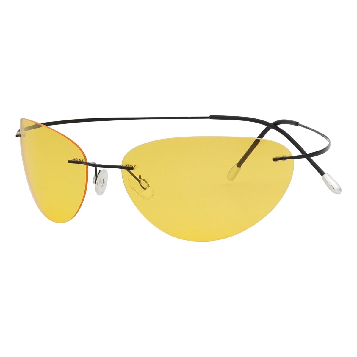 Cat - eye Rimless Titanium Frame Polarized Sunglasses S1506eyekeeper.com