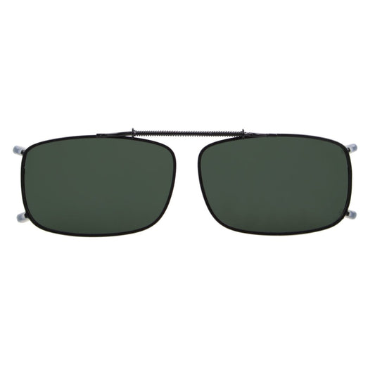 Metal Frame Polarized Lens Clip on Sunglasses C63 (54MMx34MM)eyekeeper.com