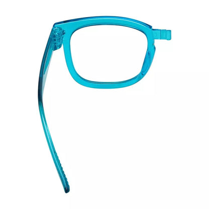 (Must Buy Both Eye) Metalless Screwless Reading Glasses with Different Strength PR033 (Blue)eyekeeper.com