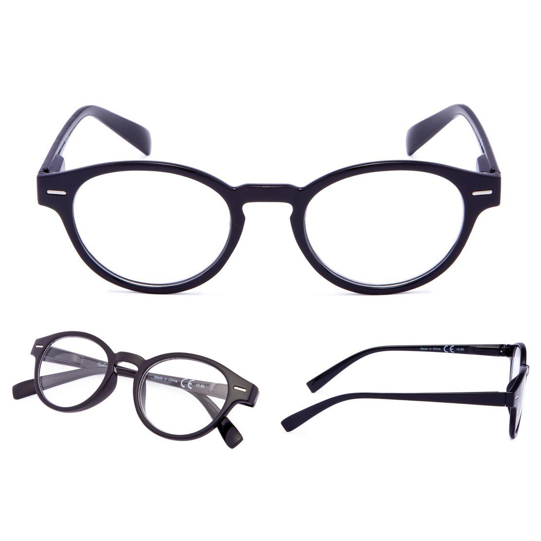 4 Pack Retro Oval Readers Reading Glasses3-R091