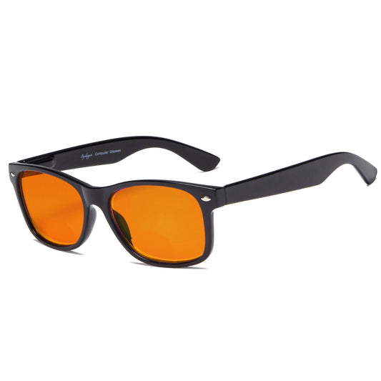 Classic Orange Lens Bifocal Blue Light Blocking Reading Glasses SGS109