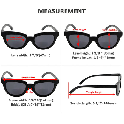 Bifocal Reading Sunglasses Dimension