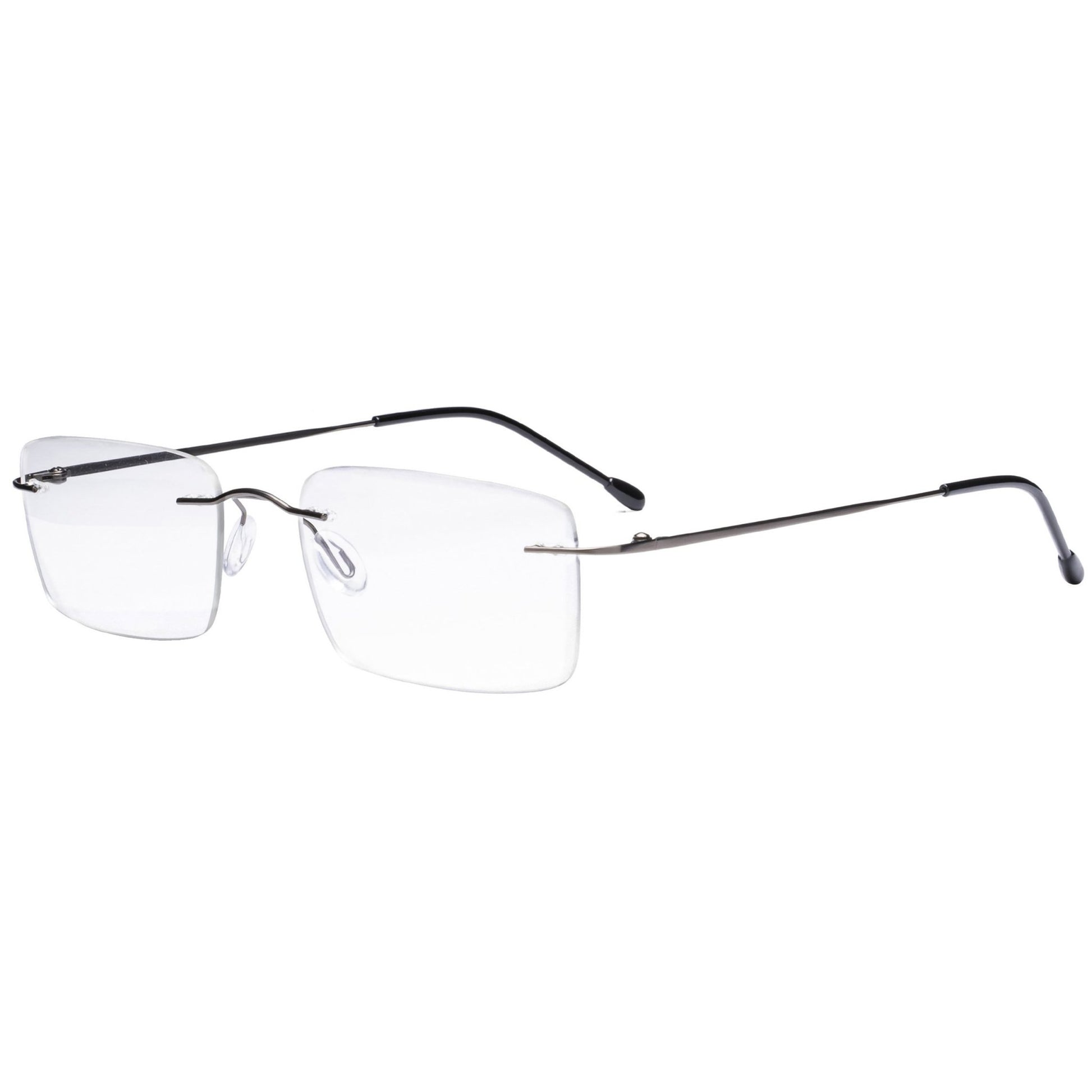 Rimless Reading Glasses Gunmetal RWK9904