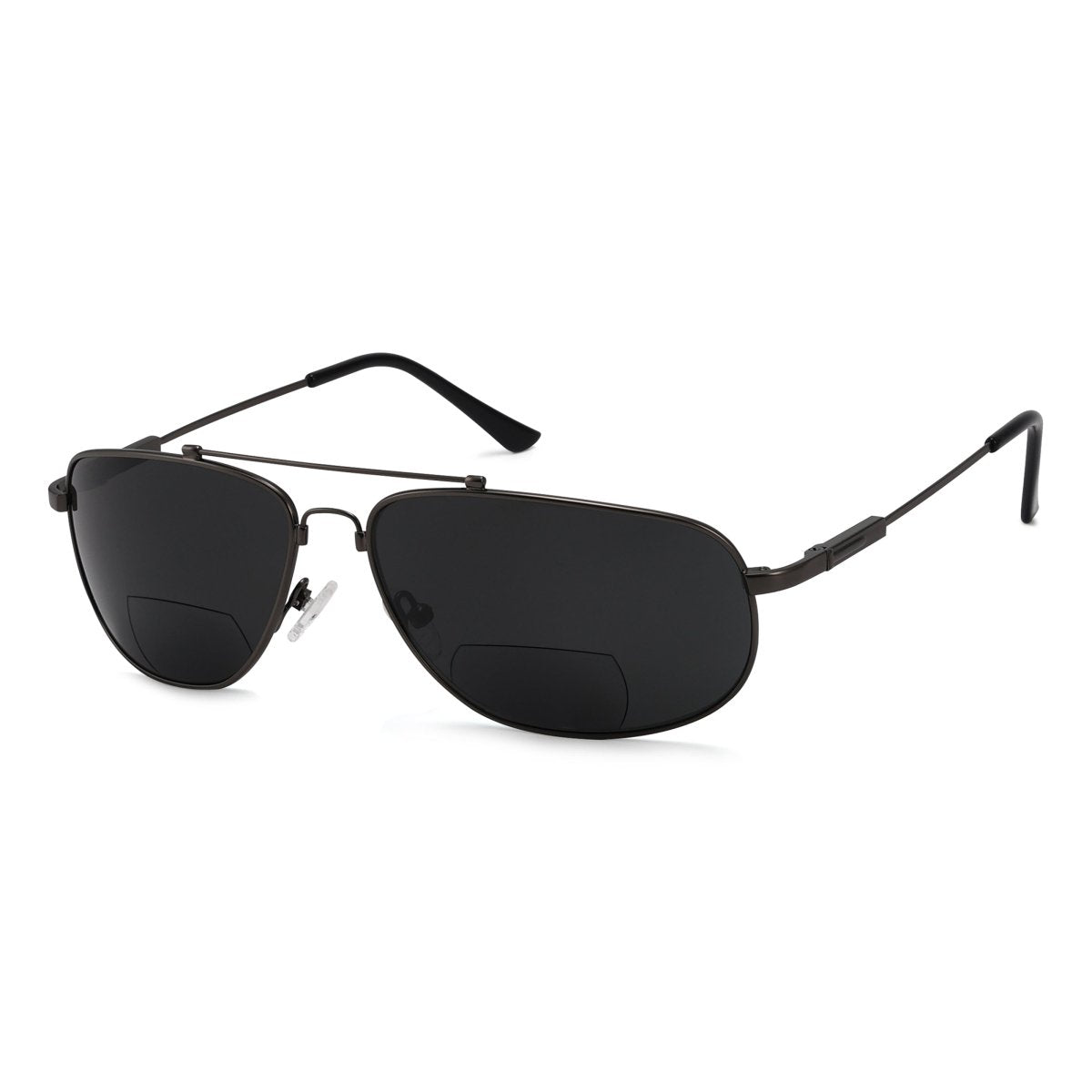 Pilot Style Metal Polarized Bifocal Sunglasses PGSG1803eyekeeper.com